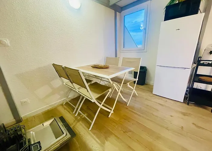4 Soleil - Mezzanine Wifi Clim Parking Apartamento Agde