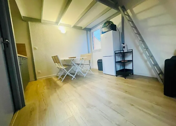 4 Soleil - Mezzanine Wifi Clim Parking Apartamento *