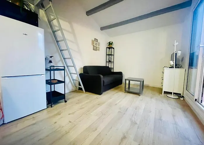4 Soleil - Mezzanine Wifi Clim Parking Apartamento *